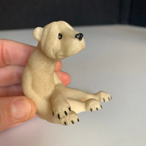 Quarry Critters Pam Polar Bear Cream 2000 Second Natural Design Collectible. - Picture 5 of 8
